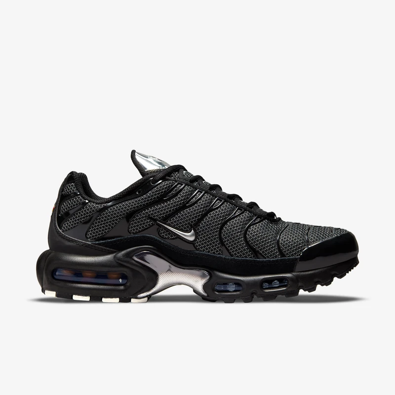 Nike Air Max Plus TN Black Suede Silver