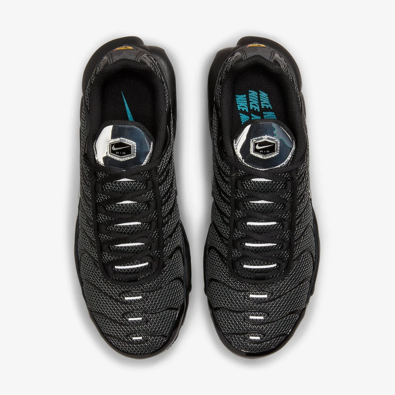 Nike Air Max Plus TN Black Suede Silver