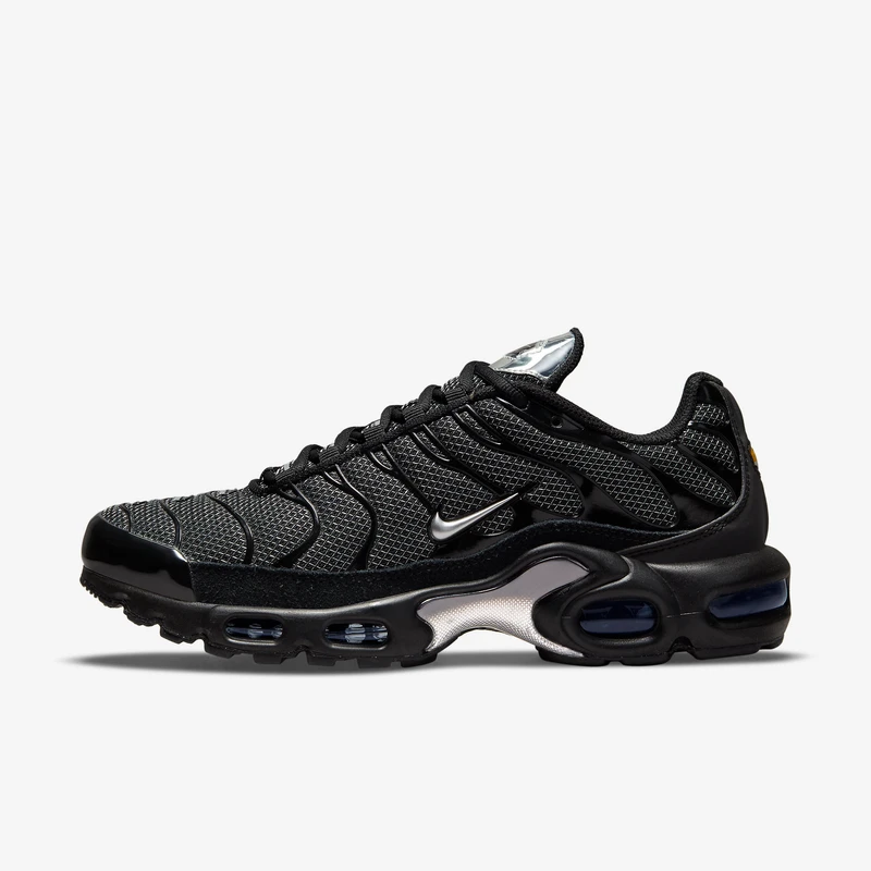 Nike Air Max Plus TN Black Suede Silver