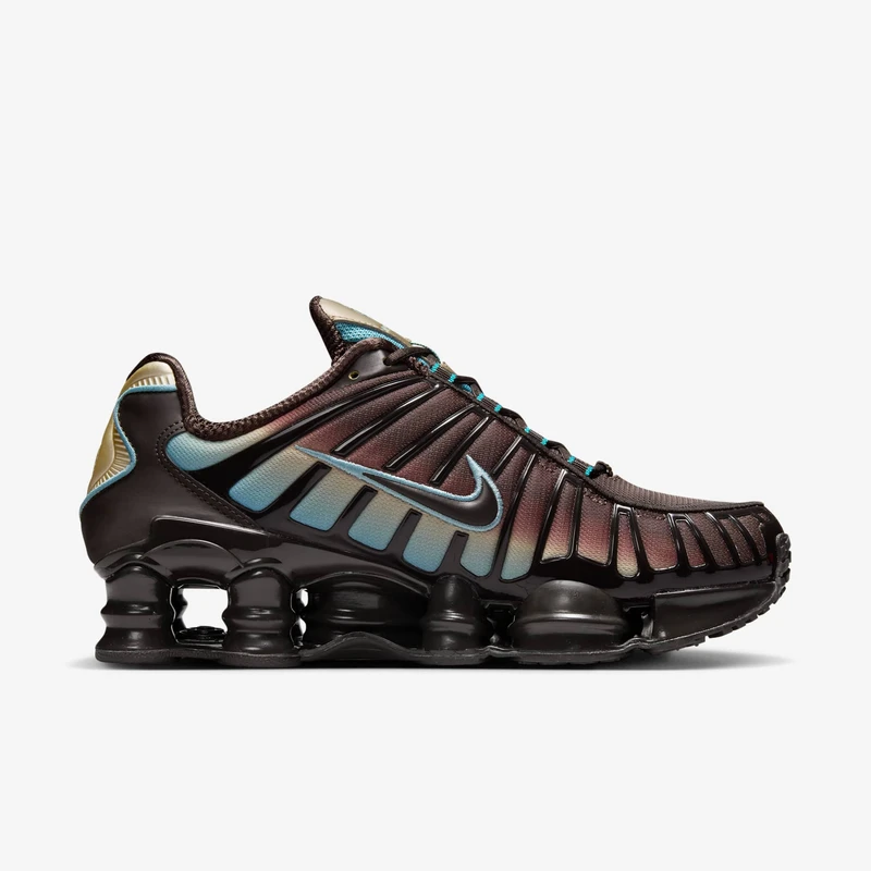 Nike Shox TL Velvet Brown Denim Turquoise